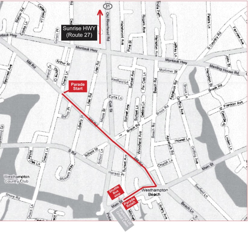 parade route map